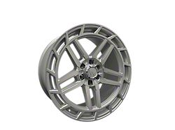 Western Wheels HC66 Machined Silver Face Satin 6-Lug Wheel; 22x10; 30mm Offset (23-25 Canyon)