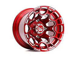 Western Wheels EDGE Candy Red Milling 5-Lug Wheel; 20x12; -44mm Offset (05-11 Dakota)