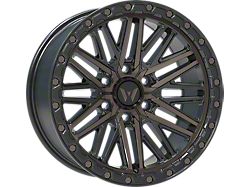 Western Wheels AL04 Bronze Machined Face with Black Lip 6-Lug Wheel; 20x10; -12mm Offset (21-25 F-150)