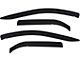 Tape-On Window Deflectors; Front and Rear; Smoke (97-03 F-150 SuperCab)