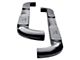 Platinum 4-Inch Oval Side Step Bars; Black (09-14 F-150 SuperCrew)