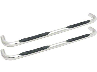 E-Series 3-Inch Nerf Side Step Bars; Stainless Steel (09-14 F-150 Regular Cab)