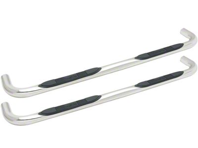 E-Series 3-Inch Nerf Side Step Bars; Stainless Steel (09-14 F-150 SuperCrew)