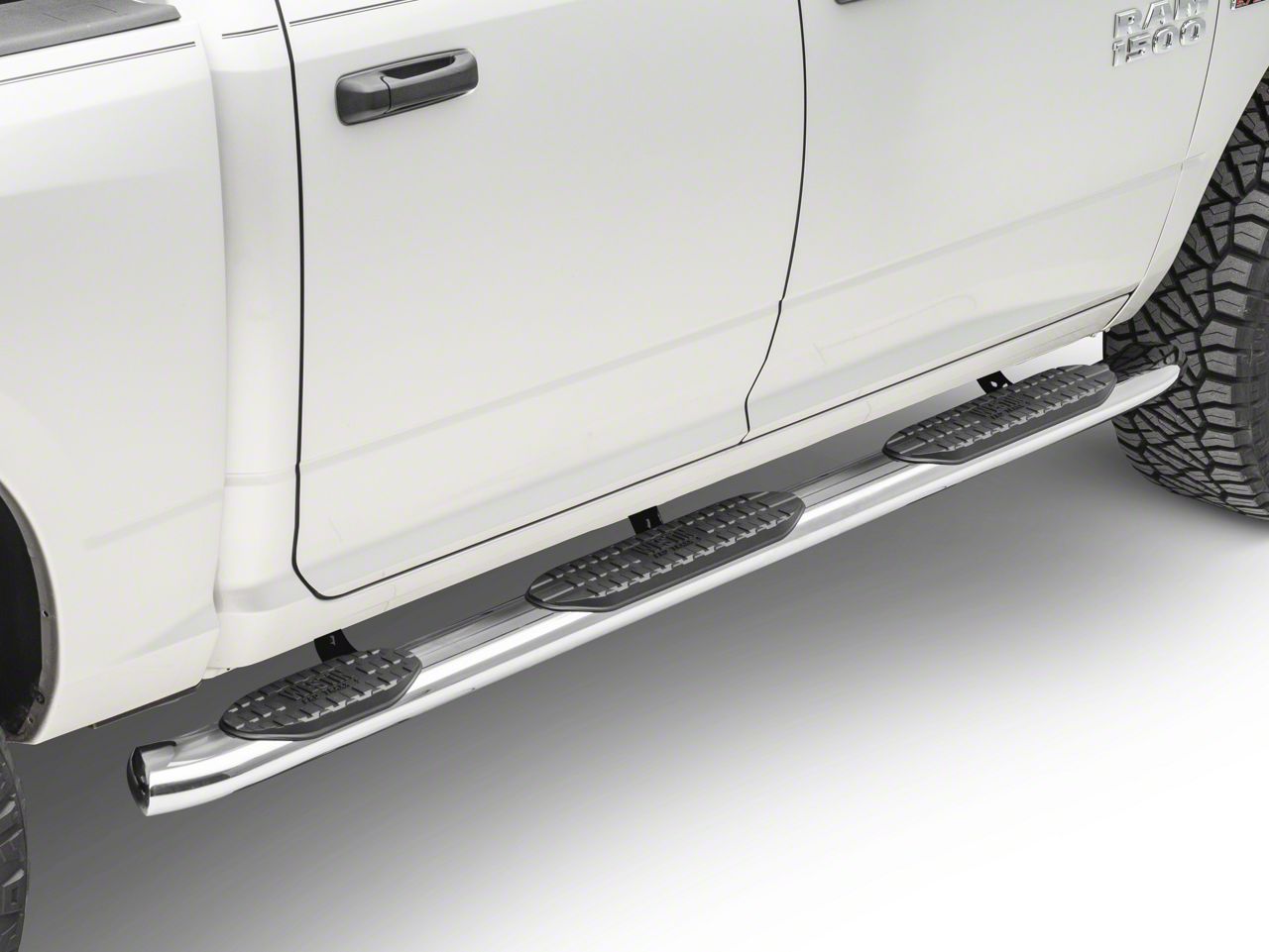 Westin RAM 1500 Pro Traxx 5-Inch Wheel-to-Wheel Oval Side Step Bars ...