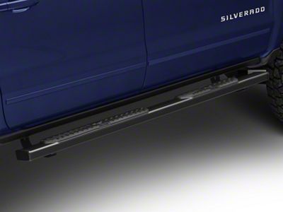 Westin R5 Nerf Side Step Bars; Textured Black (14-18 Silverado 1500 Double Cab, Crew Cab)