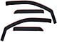 In-Channel Window Deflectors; Front and Rear; Smoke (09-18 RAM 1500 Quad Cab)