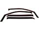 In-Channel Window Deflectors; Front and Rear; Smoke (06-08 RAM 1500 Mega Cab)