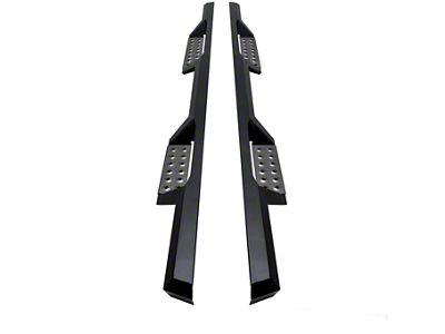 Westin HDX Stainless Drop Nerf Side Step Bars; Textured Black (04-13 Sierra 1500 Crew Cab)