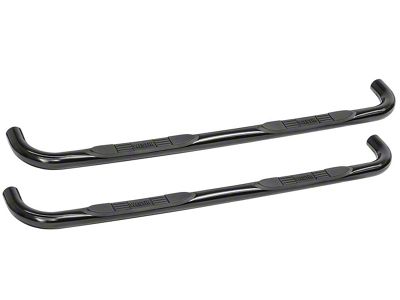 E-Series 3-Inch Nerf Side Step Bars; Black (99-13 Sierra 1500 Extended Cab)