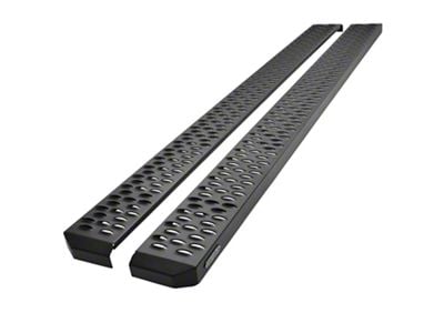 Westin 79-Inch Grate Steps Running Boards; Textured Black (01-06 Sierra 2500 HD Extended Cab)