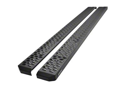 Westin 79-Inch Grate Steps Running Boards; Textured Black (01-06 Sierra 3500 HD Extended Cab)