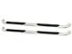 Platinum 4-Inch Oval Side Step Bars; Stainless Steel (99-13 Silverado 1500 Extended Cab)