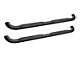 Platinum 4-Inch Oval Side Step Bars; Black (99-13 Silverado 1500 Extended Cab)