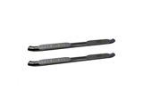 Pro Traxx 4-Inch Oval Side Step Bars; Black (17-24 F-250 Super Duty SuperCrew)