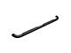 Platinum 4-Inch Oval Side Step Bars; Black (11-16 F-250 Super Duty SuperCrew)