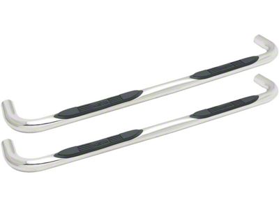 E-Series 3-Inch Nerf Side Step Bars; Stainless Steel (17-25 F-250 Super Duty SuperCab)