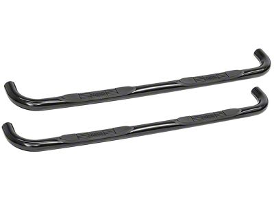 E-Series 3-Inch Nerf Side Step Bars; Black (17-24 F-250 Super Duty SuperCab)