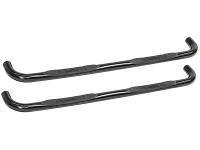 E-Series 3-Inch Nerf Side Step Bars; Black (17-24 F-250 Super Duty SuperCrew)