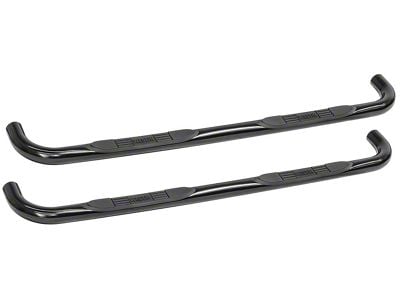 E-Series 3-Inch Nerf Side Step Bars; Black (17-25 F-250 Super Duty SuperCrew)