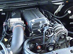 Whipple W140AX 2.3L Intercooled Supercharger Kit; Black (07-13 4.8L Sierra 1500)