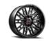 Wicked Offroad W937 Satin Black Milled 8-Lug Wheel; 20x10; -19mm Offset (03-09 RAM 2500)