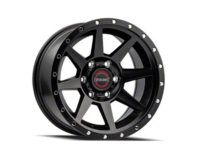 Wicked Offroad W935 Satin Black 6-Lug Wheel; 17x9; 0mm Offset (07-13 Sierra 1500)