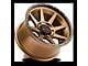 Wicked Offroad W935 Bronze Center with Black Lip 6-Lug Wheel; 17x9; 0mm Offset (07-13 Silverado 1500)