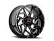 Wicked Offroad W932 Gloss Black Milled 6-Lug Wheel; 20x10; -19mm Offset (07-14 Tahoe)