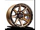 Wicked Offroad W935 Bronze Center with Black Lip 6-Lug Wheel; 17x9; 0mm Offset (07-14 Tahoe)