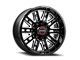 Wicked Offroad W937 Gloss Black Milled 6-Lug Wheel; 20x10; -19mm Offset (09-14 F-150)