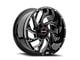 Wicked Offroad W930 Gloss Black Milled 6-Lug Wheel; 20x10; -19mm Offset (15-20 Tahoe)