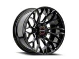 Wicked Offroad W934 Gloss Black Milled 6-Lug Wheel; 20x10; -19mm Offset (15-20 Yukon)