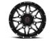 Wicked Offroad W909 Gloss Black Milled 6-Lug Wheel; 20x10; -24mm Offset (19-24 RAM 1500)