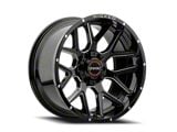 Wicked Offroad W903 Gloss Black Milled 6-Lug Wheel; 20x10; -19mm Offset (21-24 Yukon)