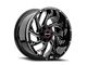 Wicked Offroad W930 Gloss Black Milled 6-Lug Wheel; 20x10; -19mm Offset (21-24 Yukon)