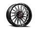 Wicked Offroad W936 Gloss Black Milled 6-Lug Wheel; 22x10; -19mm Offset (21-24 Yukon)