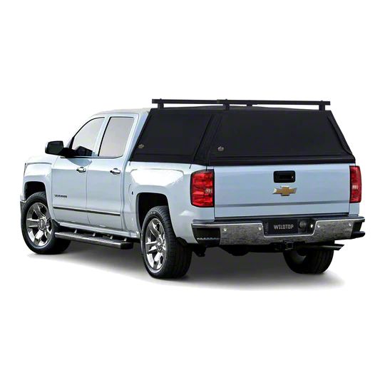 WildTop Sierra 1500 Soft Truck Cap with Integrated Roof Rack WT11581T ...