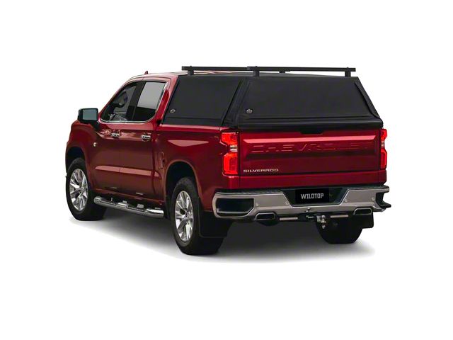 WildTop Soft Truck Cap with Integrated Roof Rack (20-24 Sierra 3500 HD w/ 6.90-Foot Standard Box)