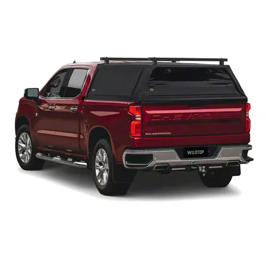WildTop Silverado 1500 Soft Truck Cap with Integrated Roof Rack ...