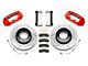 Wilwood Tactical Extreme TX6R Rear Big Brake Kit with 16-Inch Slotted Rotors; Red Calipers (14-18 RAM 3500)