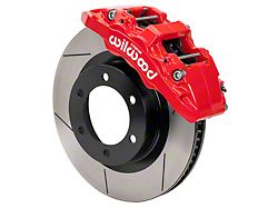 Wilwood AERO6-DM Front Big Brake Kit with 13.38-Inch Slotted Rotors; Red Calipers (19-23 Ranger)