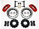 Wilwood TC6R Front Big Brake Kit with 16-Inch Drilled and Slotted Rotors; Red Calipers (07-10 Sierra 2500 HD)