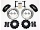 Wilwood TC6R Front Big Brake Kit with 16-Inch Slotted Rotors; Black Calipers (07-10 Sierra 2500 HD)