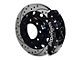 Wilwood TC6R Rear Big Brake Kit with 16-Inch Drilled and Slotted Rotors; Black Calipers (07-10 Sierra 2500 HD)