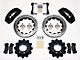 Wilwood TC6R Rear Big Brake Kit with 16-Inch Drilled and Slotted Rotors; Black Calipers (07-10 Sierra 2500 HD)