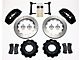 Wilwood TC6R Front Big Brake Kit with 16-Inch Slotted Rotors; Black Calipers (07-10 Sierra 3500 HD)