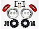 Wilwood TC6R Front Big Brake Kit with 16-Inch Slotted Rotors; Red Calipers (07-10 Sierra 3500 HD)