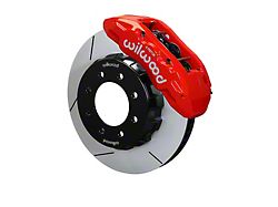 Wilwood Tactical Extreme TX6R Front Big Brake Kit with 16-Inch Slotted Rotors; Red Calipers (07-10 Sierra 3500 HD)