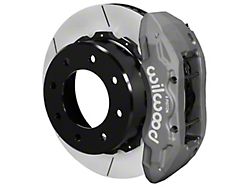 Wilwood Tactical Extreme TX6R Rear Big Brake Kit with 15.50-Inch Slotted Rotors; Anodized Clear Calipers (11-19 Sierra 3500 HD)