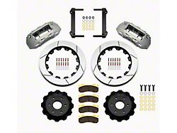 Wilwood Tactical Extreme TX6R Front Big Brake Kit with 16-Inch Slotted Rotors; Anodized Silver Calipers (99-18 Silverado 1500)